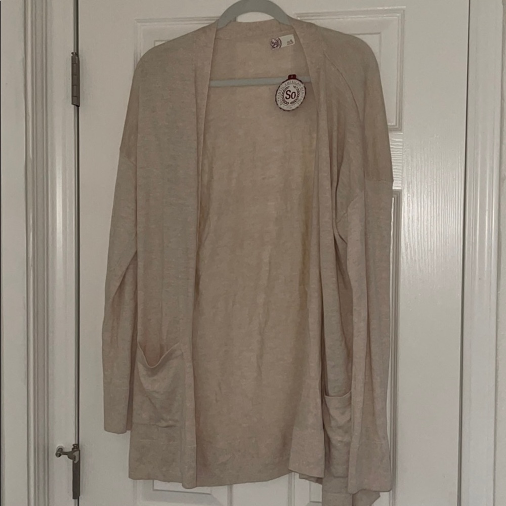 Cream cardigan